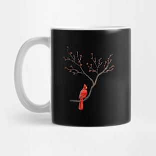 Red Cardinal Bird Birdwatching Birding Mug